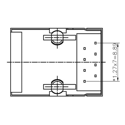 1433800000 - 90° RJ45 Modular Jack for PCB, 21.3mm Depth  (Pack of 120)