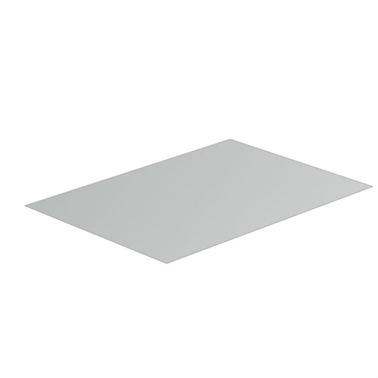 1686440001 - Silver Laser-Printed Device Marker 297mm x 210mm, PVC-Free  (Pack of 10)