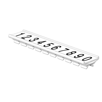 2655030000 - 10.5mm White PVC Terminal Marker for Versatile Printing  (Pack of 10)