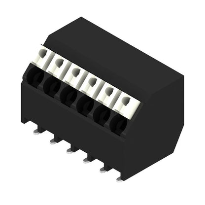 1473350000 - 3.50mm Black 6-Pole PCB Terminal with PUSH IN Connection  (Pack of 210)