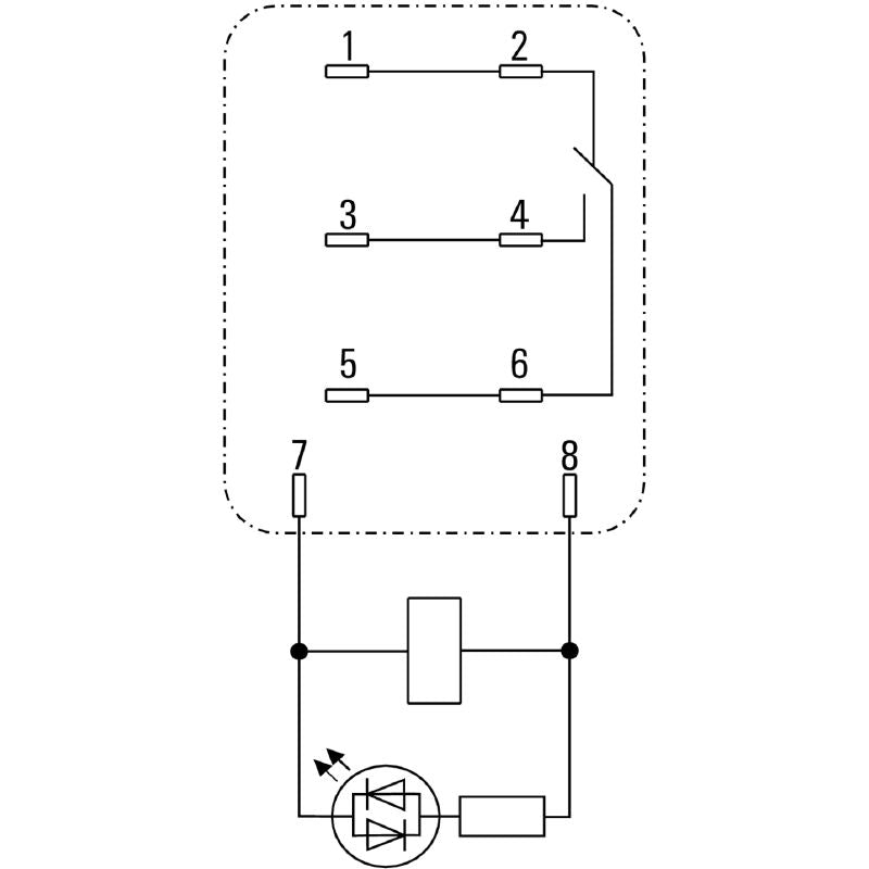 2765140000 - 220V DC DRL Relay, 1 CO Contact, 16A Rating  (Pack of 20)