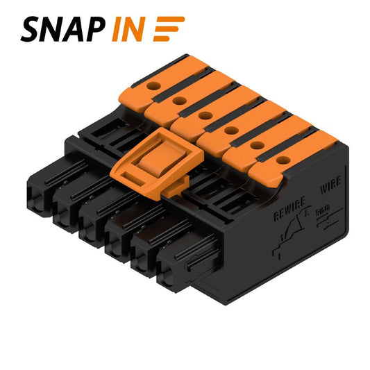 8000078395 - 5mm Female Plug Connector, 6 Poles, RoHS Compliant  (Pack of 60)