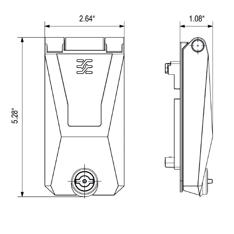 2003140000 - Locked Plastic Frame for RoHS Compliance, -40°C to 70°C