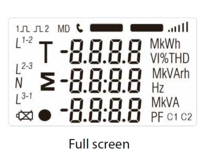 7760051003 - 100 A Power Meter for Single/Three-Phase Systems