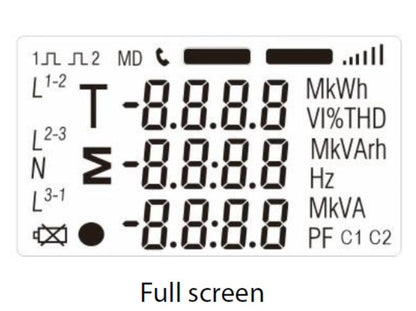 7760051003 - 100 A Power Meter for Single/Three-Phase Systems