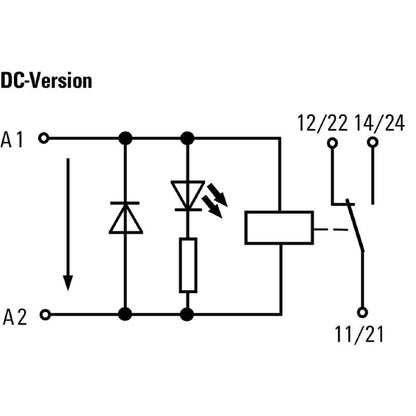 8798620000 - 24VDC Relay Module, 1CO Contact, Compact 69x97x16mm  (Pack of 10)