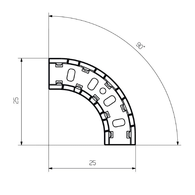 2704480000 - Lightweight RoHS Compliant IE-CABLE-BENDER-90 for Varied Temperatures  (Pack of 50)