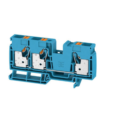 2494080000 - Blue Feed-Through Terminal, 16 mm², PUSH IN Technology  (Pack of 20)
