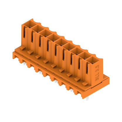 1376450000 - 3.50mm THT PCB Plug-in Connector, 9 Poles, Orange Finish  (Pack of 17)