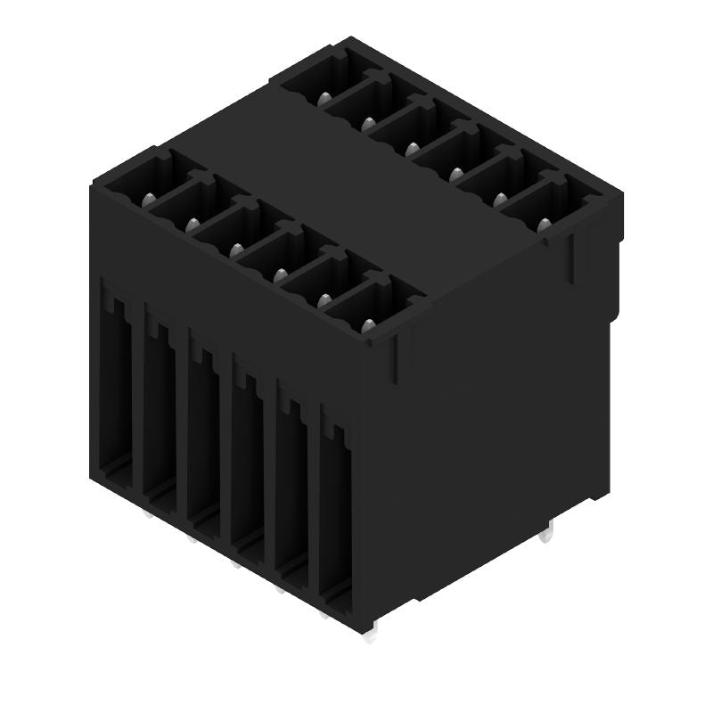 1030990000 - 12-Pole 3.81mm PCB Connector with Tinned Black Pins  (Pack of 50)