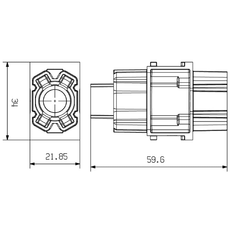 2549260000 - Compact 1000V 200A Power Module with Crimp Connection
