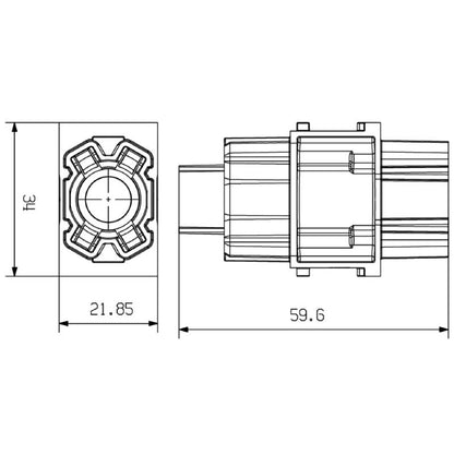2549260000 - Compact 1000V 200A Power Module with Crimp Connection
