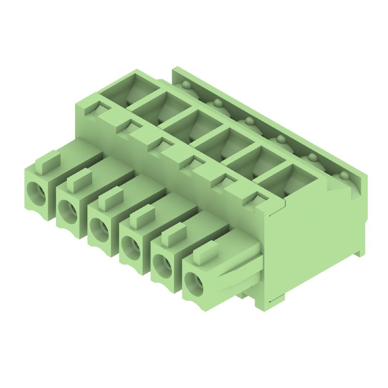 1798730000 - 3.81mm Female PCB Connector, 6 Pole, 90° Angle  (Pack of 50)