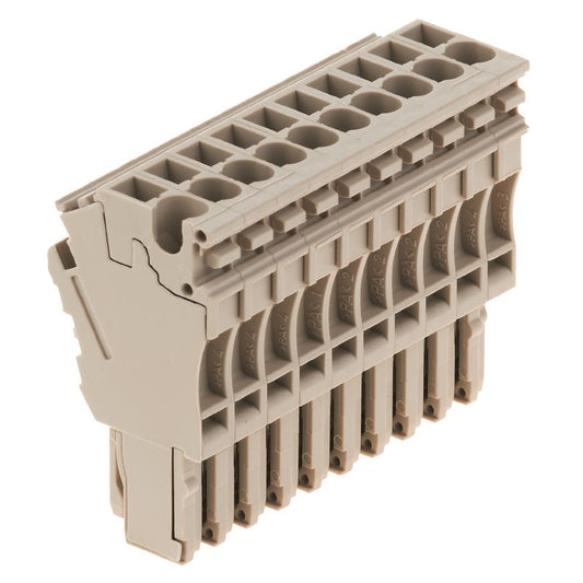 1815280000 - Compact Dark Beige Plug-In Connector for Direct Mounting  (Pack of 20)