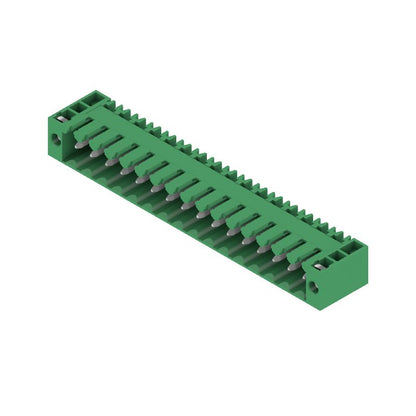 1620200000 - 16-Pole 3.50mm PCB Connector, Male Header 90° Flange  (Pack of 50)