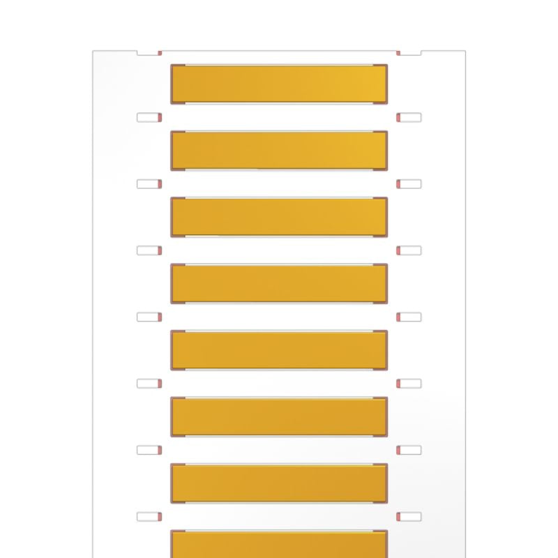 2621790000 - Yellow Conductor Markers for 2.4-4.8mm Wires, 49.8mm High  (Pack of 1000)