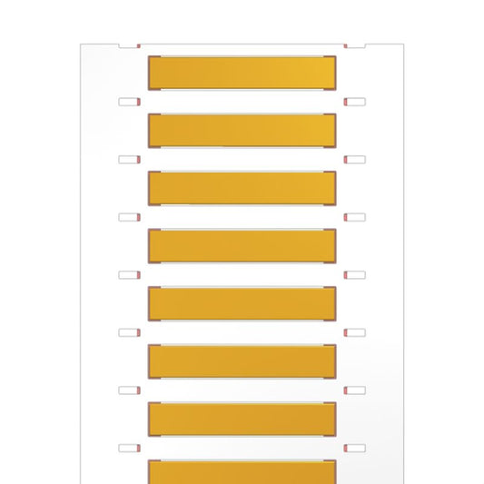 2621790000 - Yellow Conductor Markers for 2.4-4.8mm Wires, 49.8mm High  (Pack of 1000)