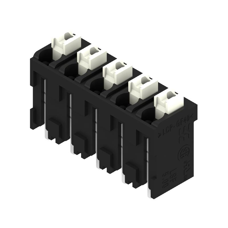 1876060000 - 5.00mm Circuit Board Terminal with 180° Angle and Push-In Technology  (Pack of 175)