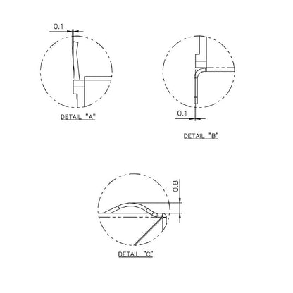 2514600000 - 180° RJ45 Modular Jack, 8 Pole Connector for Cat. 5  (Pack of 300)