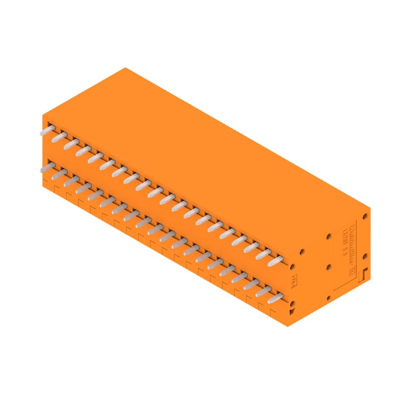 2001120000 - 3.5mm 40-Pole PCB Terminal with 90° Pins and Push-In Connections  (Pack of 20)