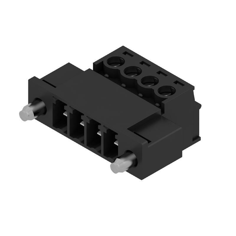 1970720000 - 4-Pole 3.81mm Male PCB Connector, 180° Angle  (Pack of 50)