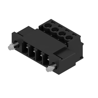 1970720000 - 4-Pole 3.81mm Male PCB Connector, 180° Angle  (Pack of 50)