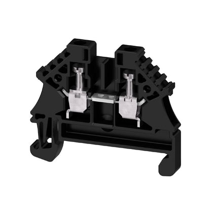 2896070000 - 2.5mm² Screw Terminal Block for 24A, Black Connector  (Pack of 100)