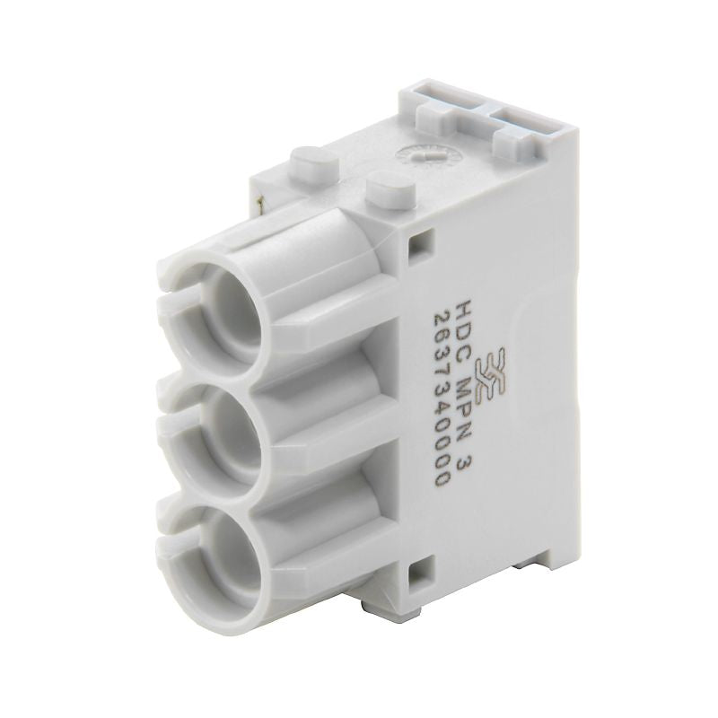 2637340000 - 3-Pole Pneumatic Module, 8 Bar, Polycarbonate Construction