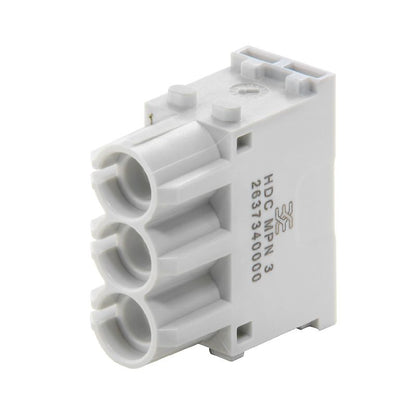 2637340000 - 3-Pole Pneumatic Module, 8 Bar, Polycarbonate Construction
