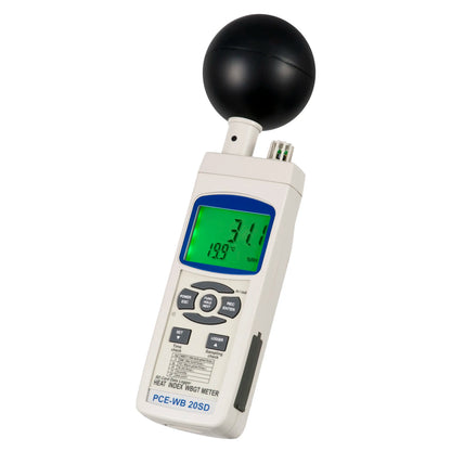PCE-WB 20SD - Digital Thermo-Hygrometer with LCD for Heat Stress Monitoring