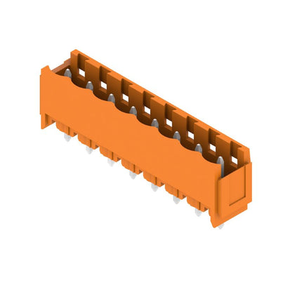 1147510000 - 8-Pole 5.08mm PCB Male Header Connector, Tin Plated, Orange  (Pack of 50)