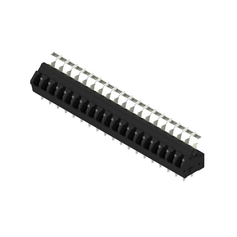 1957790000 - 5.00 mm Pitch PCB Terminal with 19 Poles, Tinned Black  (Pack of 50)