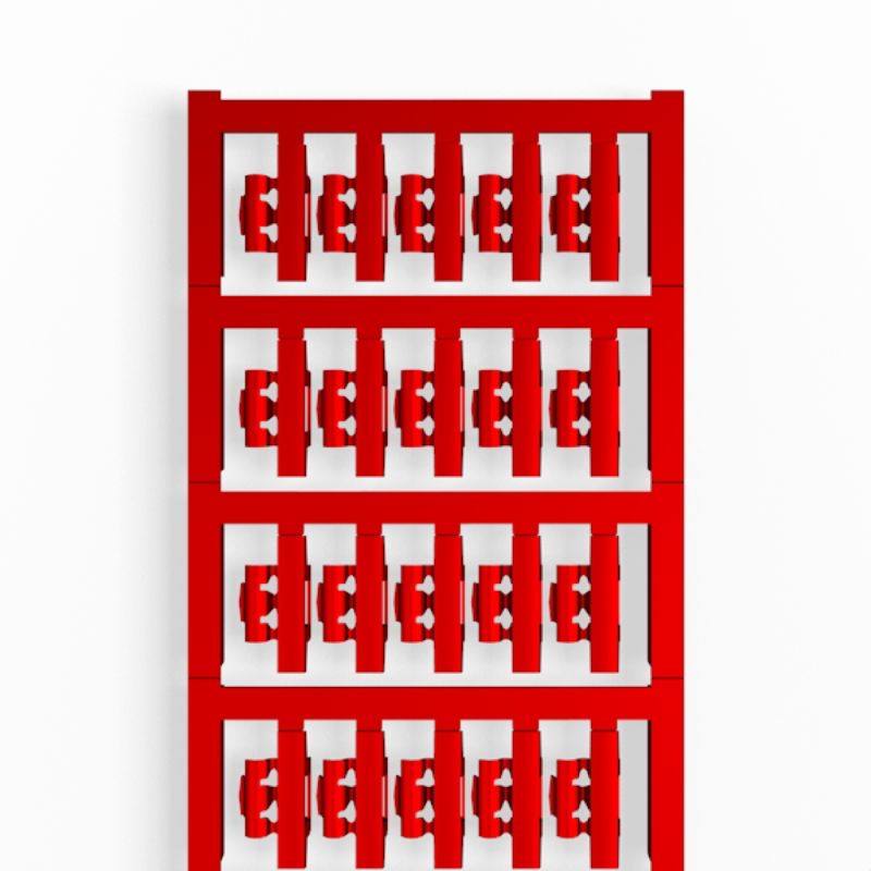 1813200000 - Red SlimFix Clip for 1.5-2.5mm Cables, 21 x 5.8mm  (Pack of 200)