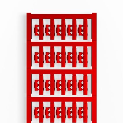 1813200000 - Red SlimFix Clip for 1.5-2.5mm Cables, 21 x 5.8mm  (Pack of 200)