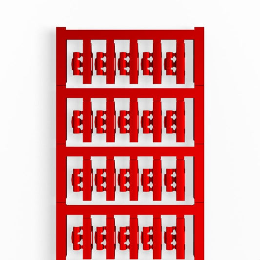 1813200000 - Red SlimFix Clip for 1.5-2.5mm Cables, 21 x 5.8mm  (Pack of 200)