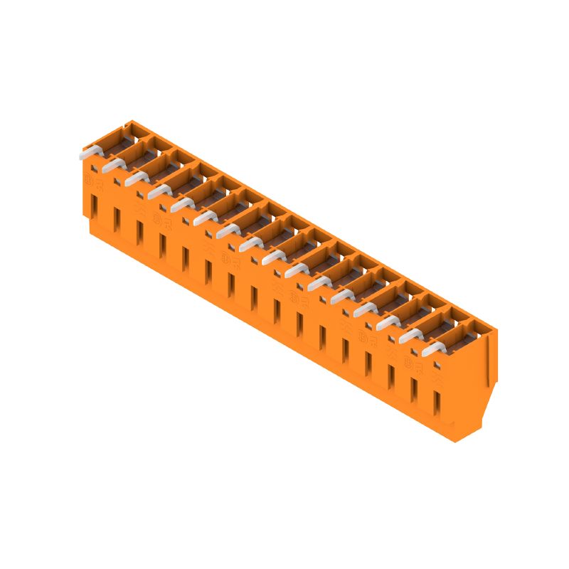 2432050000 - 5.08mm 16-Pole PCB Terminal with 3.2mm Pins, Orange Finish  (Pack of 18)