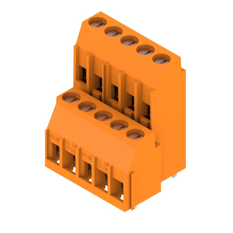 1977490000 - 5.08mm PCB Terminals, 10 Poles, 90° Angle, 3.2mm Length  (Pack of 50)