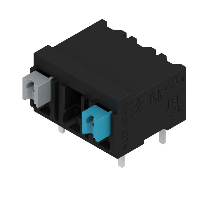 2738750000 - 5.08mm Terminal Block, 3 Poles, 90° Connection, Push-In Wiring  (Pack of 38)