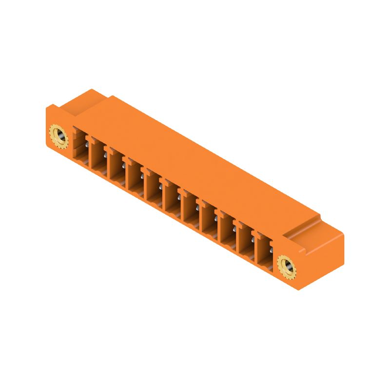 1942540000 - 11-Pole PCB Connector, 3.2mm Pins, 90° Angle, Orange  (Pack of 30)