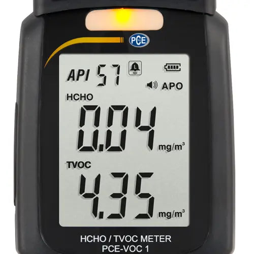 PCE-VOC 1 - Handheld VOC & Formaldehyde Meter for Indoor Air Quality Monitoring