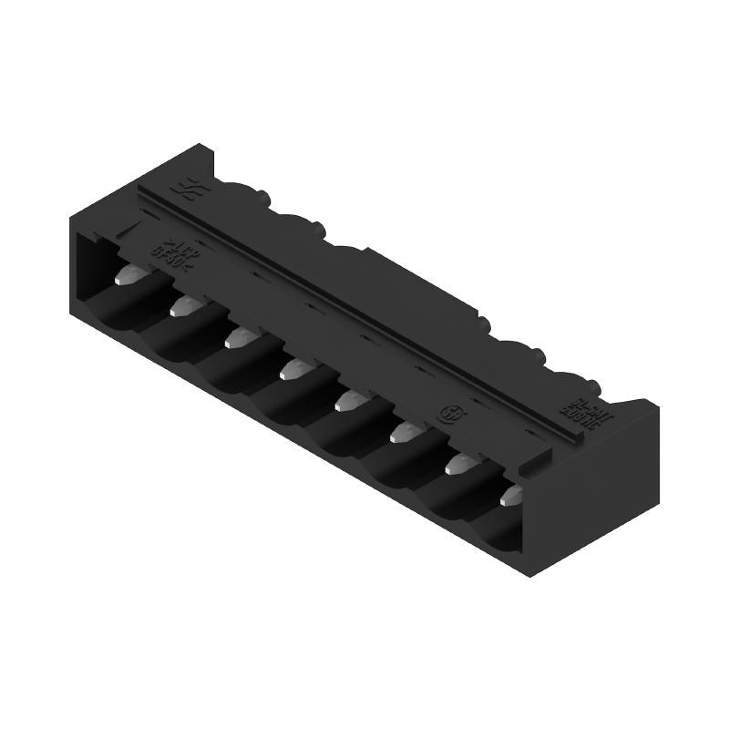 1061940000 - 5.08mm 8-Pole Male Header PCB Connector with Black Finish  (Pack of 285)