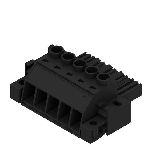 1929660000 - 5-Pole Female Plug Connector, 180° Angle, 10mm² Clamping Range  (Pack of 50)