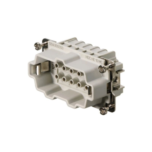 1204300000 - 10-Pole UL-Listed Crimp Connector, 500V, 16A, 64mm Depth