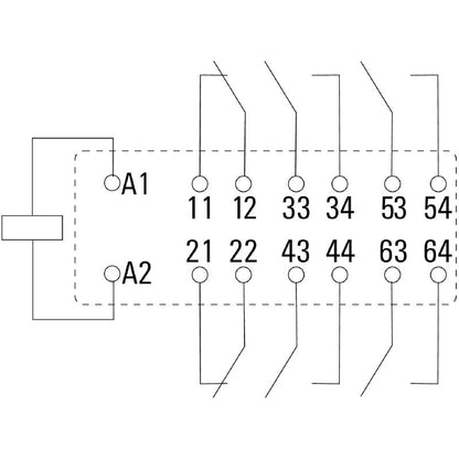 2759050000 - 2NC 4NO 24V DC Relay with Plug-In Connection  (Pack of 5)