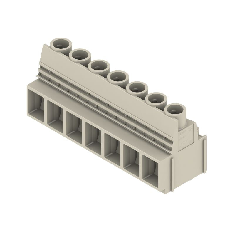 2013980000 - 10.16mm PCB Terminal, 7 Poles at 90°, Pebble Grey  (Pack of 20)