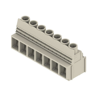 2013980000 - 10.16mm PCB Terminal, 7 Poles at 90°, Pebble Grey  (Pack of 20)