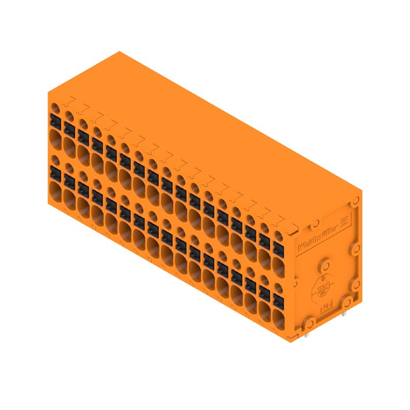 2001090000 - LS2HF Orange 34-Pole PCB Terminal Block, 3.5mm Pin Spacing  (Pack of 20)