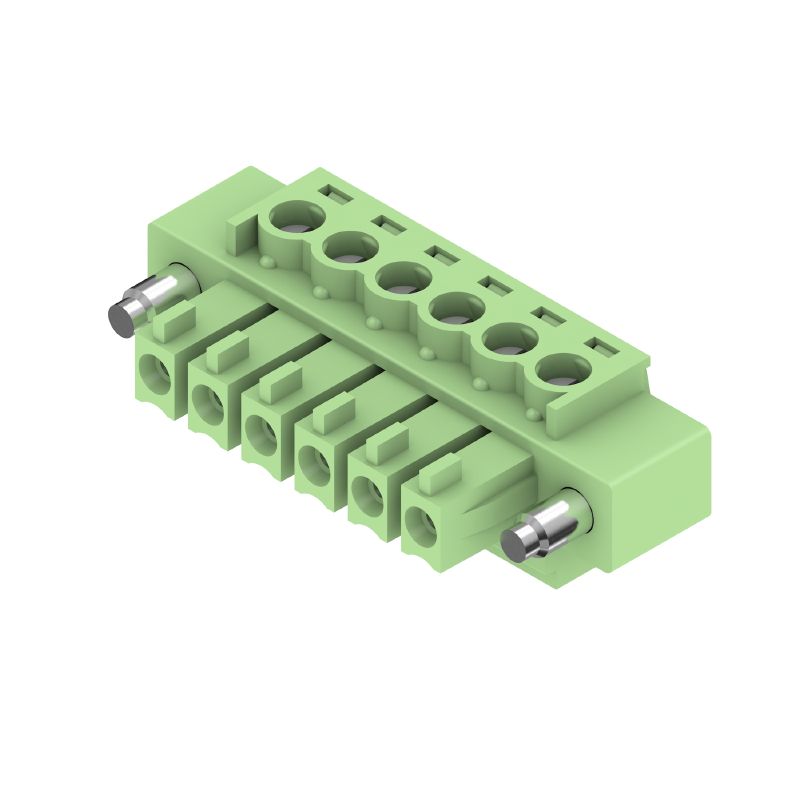 1793080000 - 3.81mm 6-Pole PCB Connector with 180° Clamping Yoke  (Pack of 50)