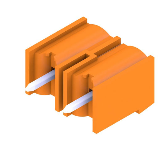 1048870000 - 2-Pole 7.62mm PCB Connector, 3.2mm Pins, 180° Angle  (Pack of 100)