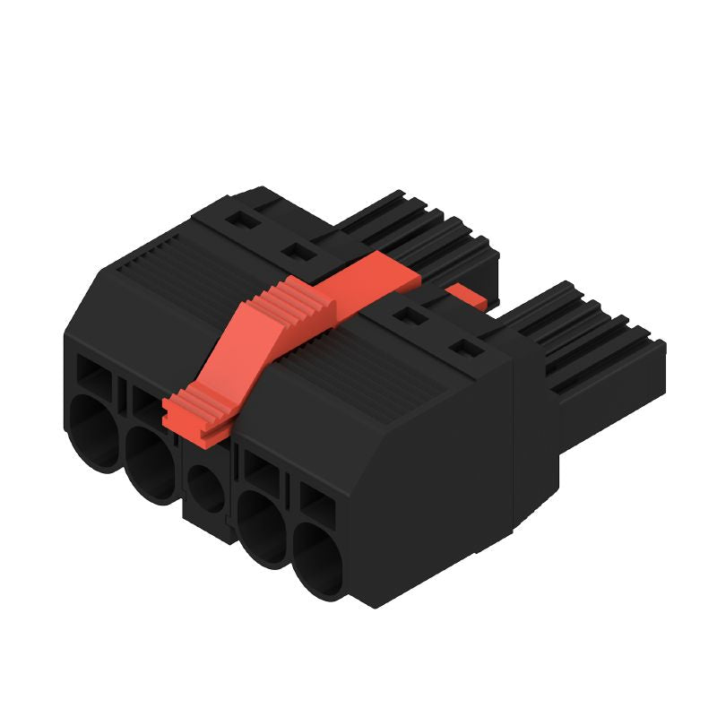 1060590000 - 7.62mm 4-Pole Female Connector for PCB with Tension-Clamp  (Pack of 40)